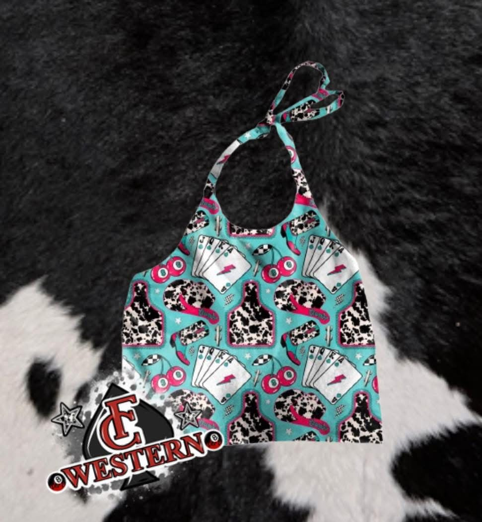 Cowgirl Up Halter Top *READ FULL DESCRIPTION*