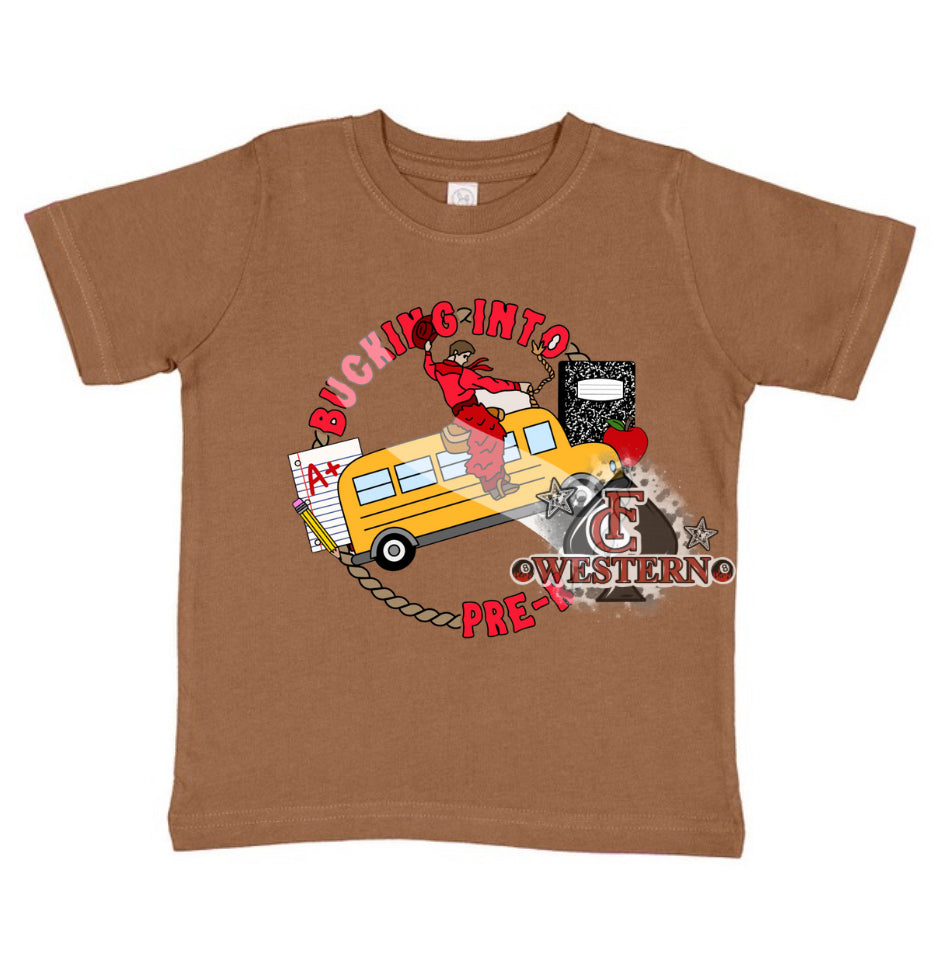Buckin Into School Bus Tee (READ FULL DESCRIPTION)
