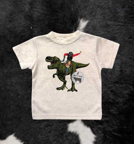 Trex Cowboy Dino Tee