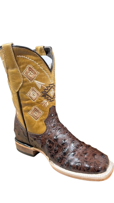 Ostrich Boys Boots (READ FULL DESCRIPTION)