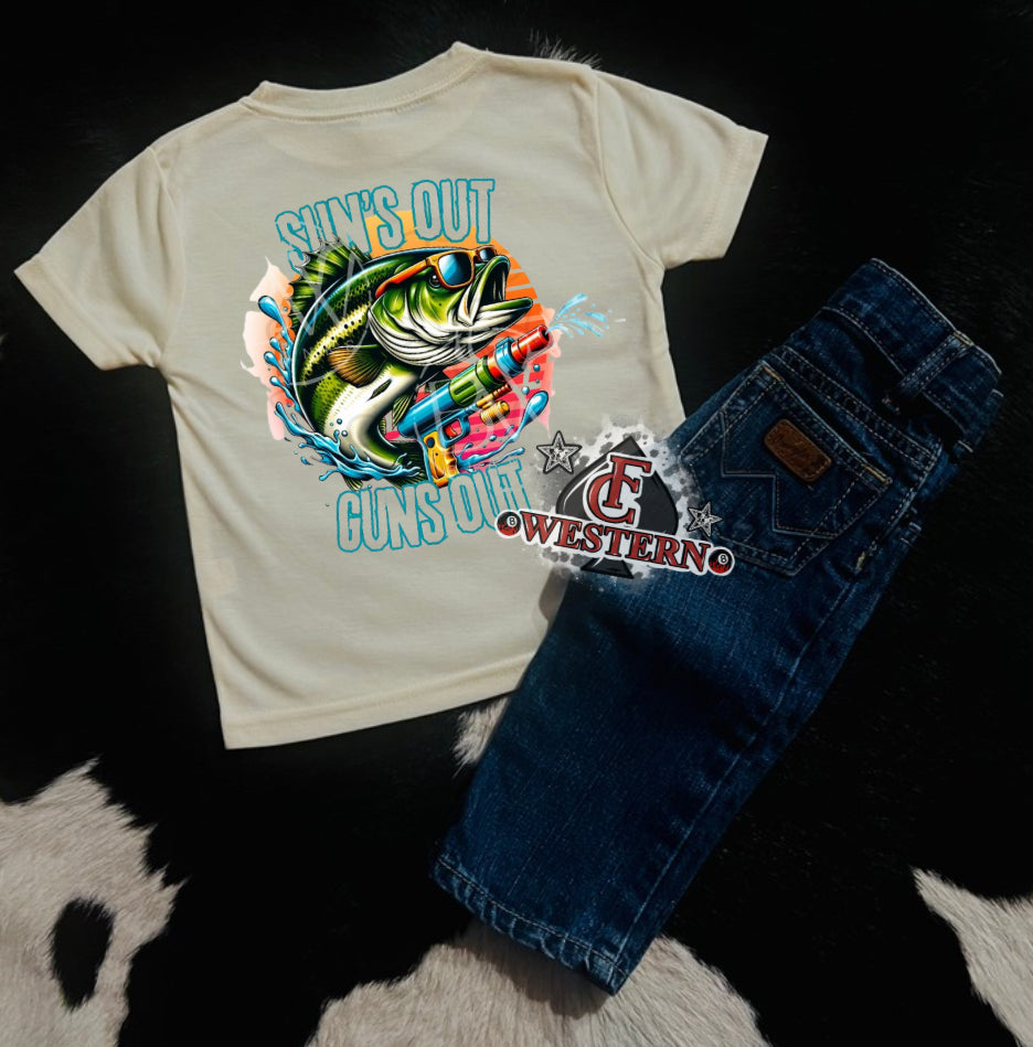 (GREY Shirt) SUNS OUT, GUNS OUT TEES (READ FULL DESCRIPTION)