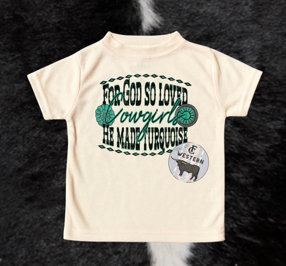 For God So Loved Cowgirls adult Tee (Read Full Description)