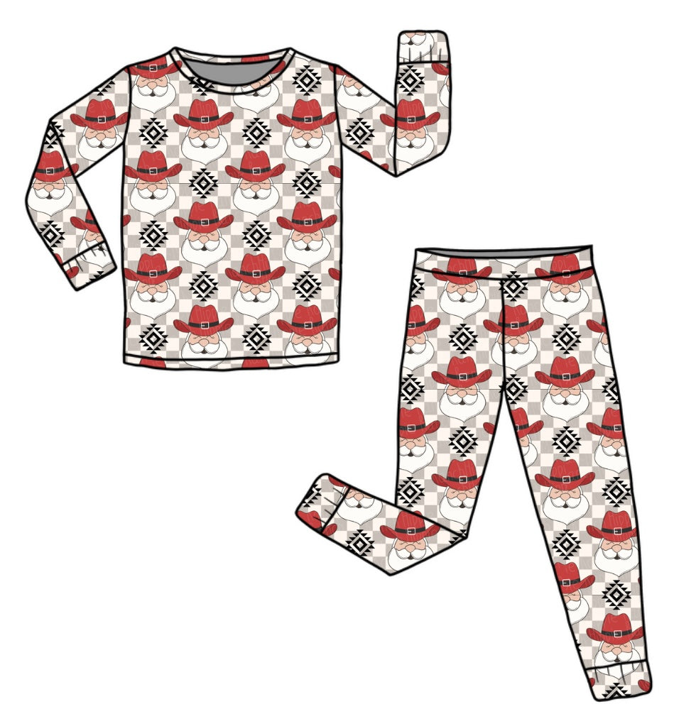Cowboy Santa AztecPjs *RTS*