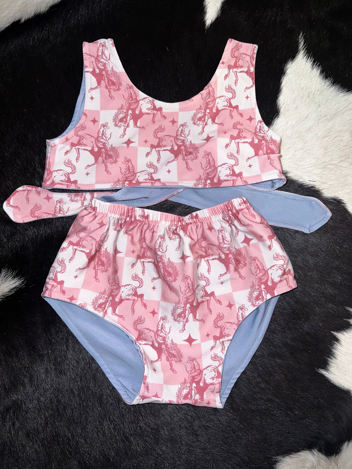 Cowboy/Cowgirl Up MATCHING SIBLINGS SWIM *RTS*
