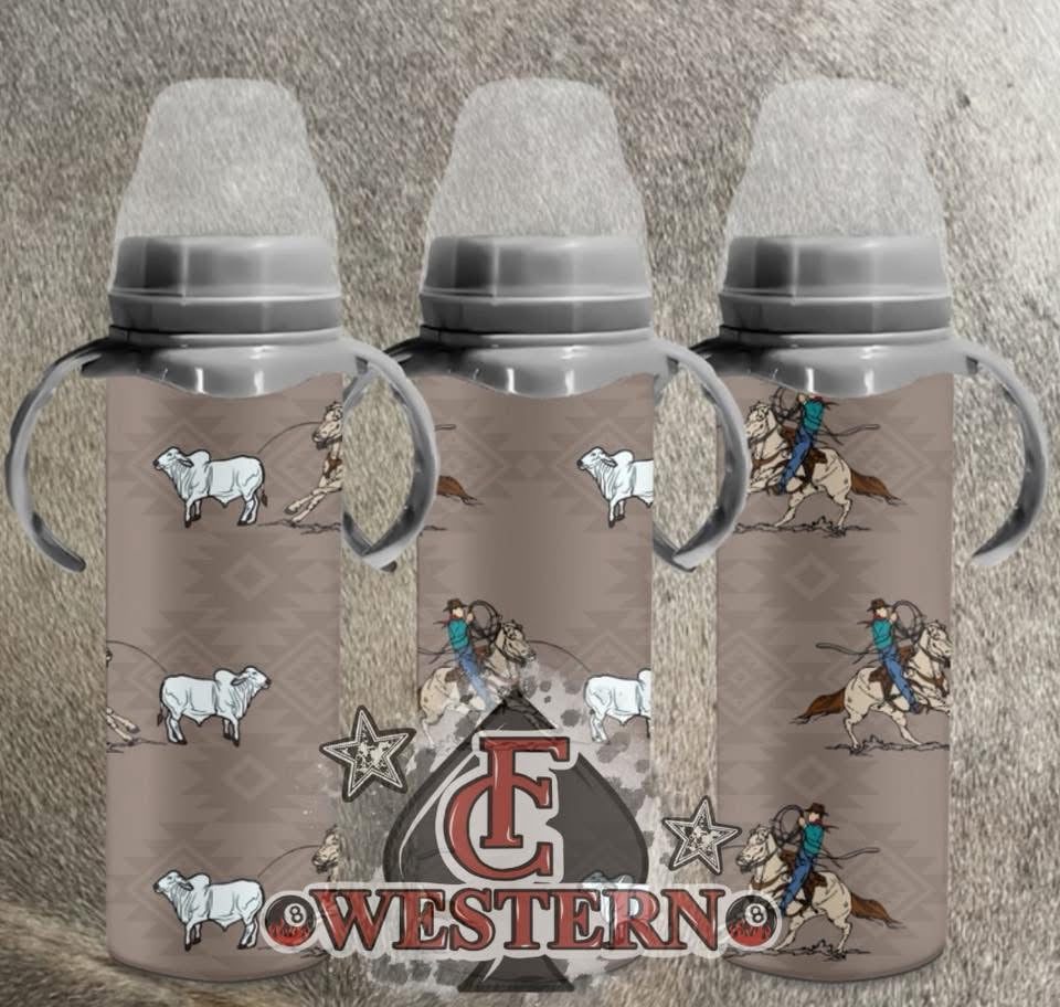 Aztec Cowboy Bottle/Sippy (Read Full Description)