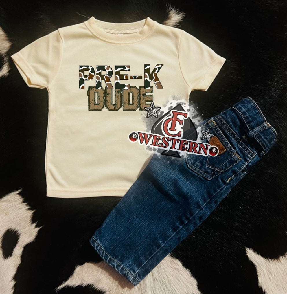 Camo Grade School Tee ( READ FULL DESCRIPTION)