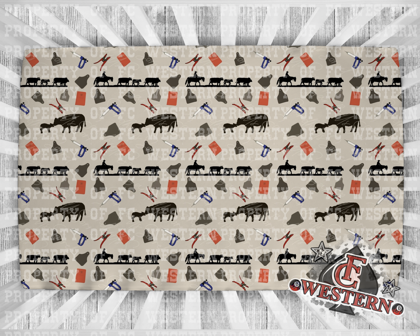 Cattle Fitted Bed Sheet *PREORDER*