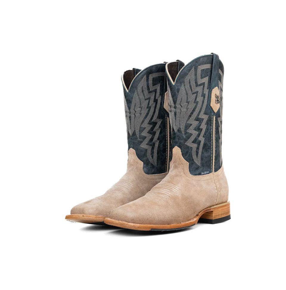 Maverick Roughout Square Toe Cowboy Boot (READ FULL DESCRIPTION)