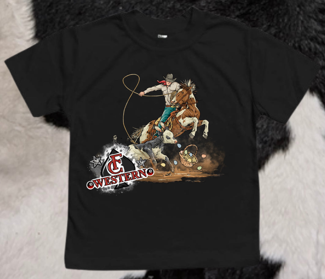 Roping The CowBunny Tee (read description)