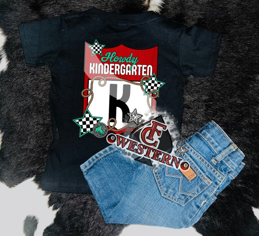 Howdy School Backnumber Tee (READ FULL DESCRIPTION)