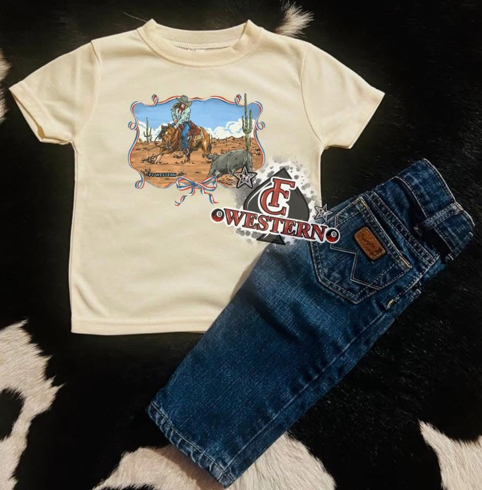 Cowgirl Cutting Horse Tee (Read Full Description)