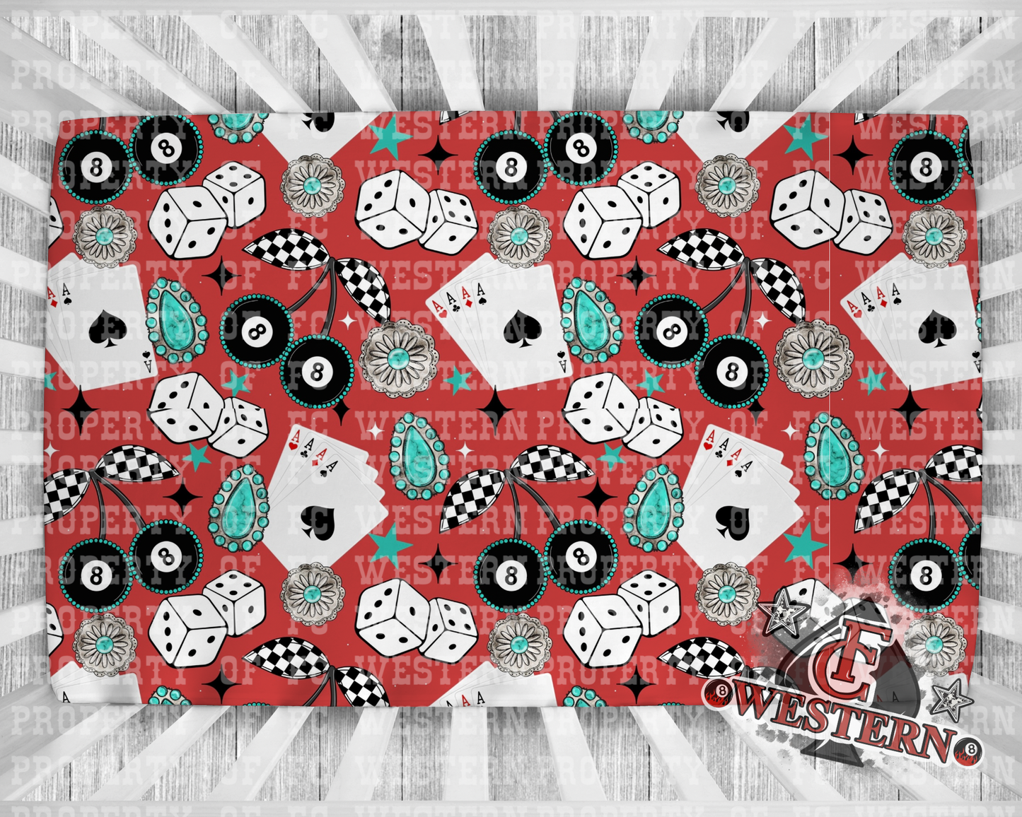 Wild Cowgirl Fitted Bed Sheet *PREORDER*