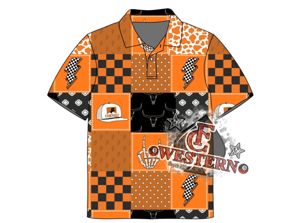 Cowpoke Halloween Polo *PREORDER*