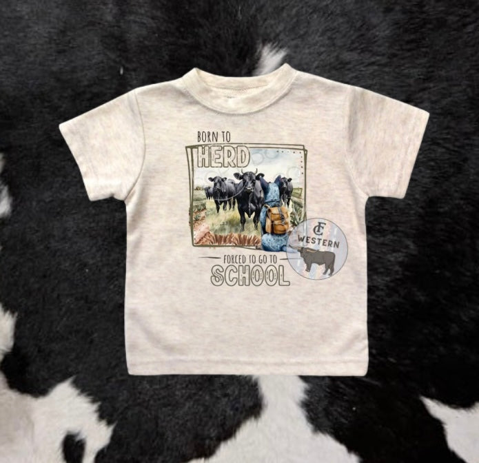 Born To Herd School Tee