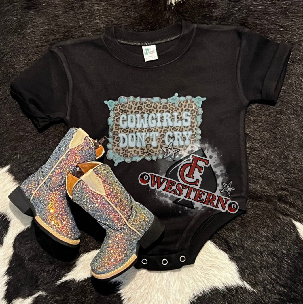 Cowgirls Dont Cry Romper *RTS*