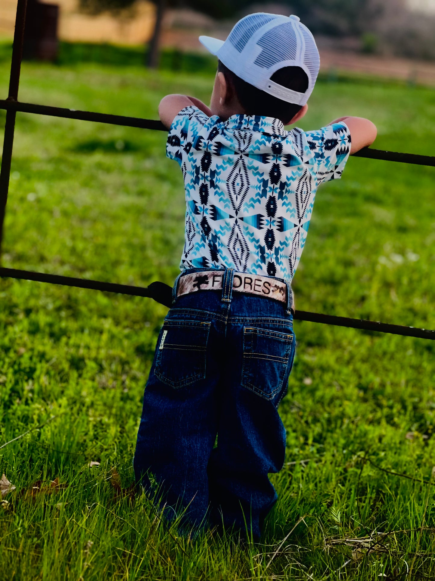 Custom Cowhide Belt Kids (READ FULL DESCRIPTION)