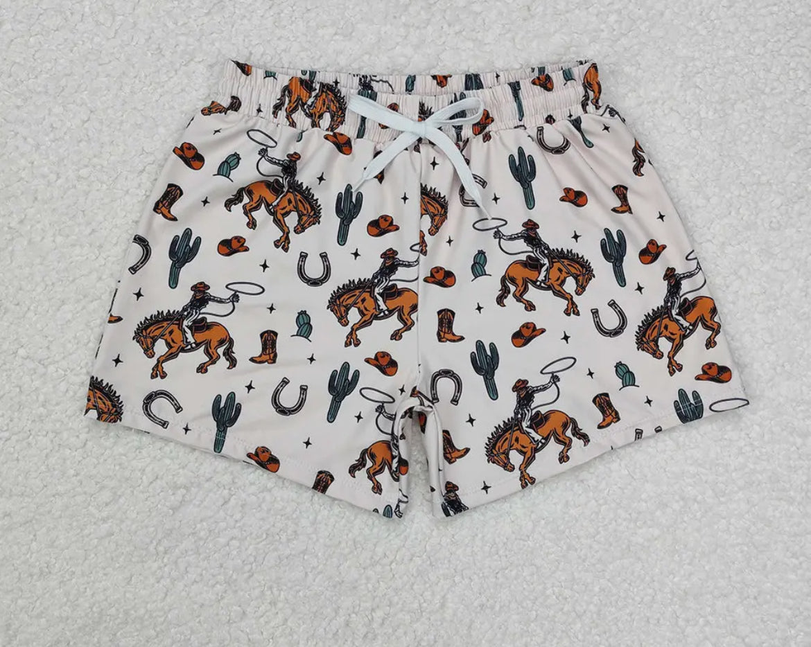Rodeo Cowboy Swim Trunks *RTS*