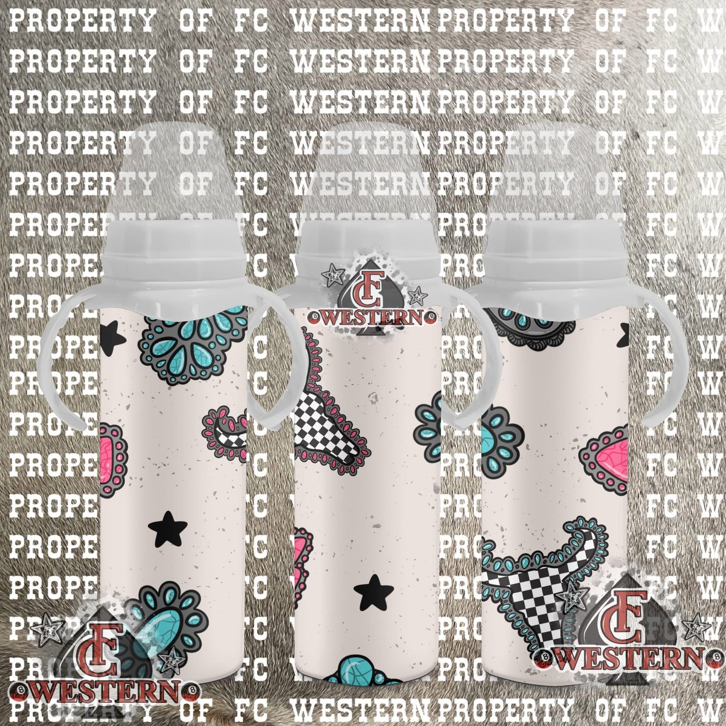 Cowgirl Gems Bottle/Sippy (Read Full Description)