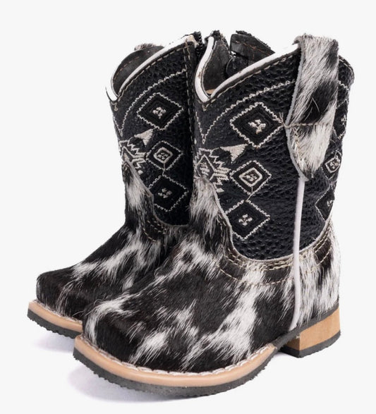 Cowhide Baby Boots (READ FULL DESCRIPTION)