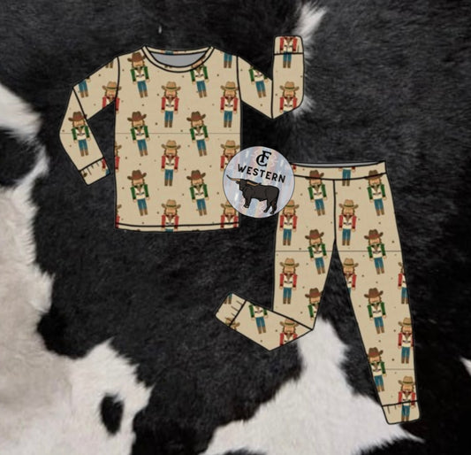 Cowboy nutcracker Pjs *RTS*