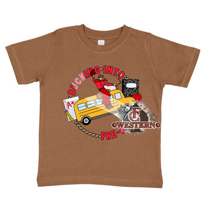 Buckin Into School Bus Tee (READ FULL DESCRIPTION)