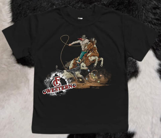 Adult Roping The CowBunny Tee (read description)