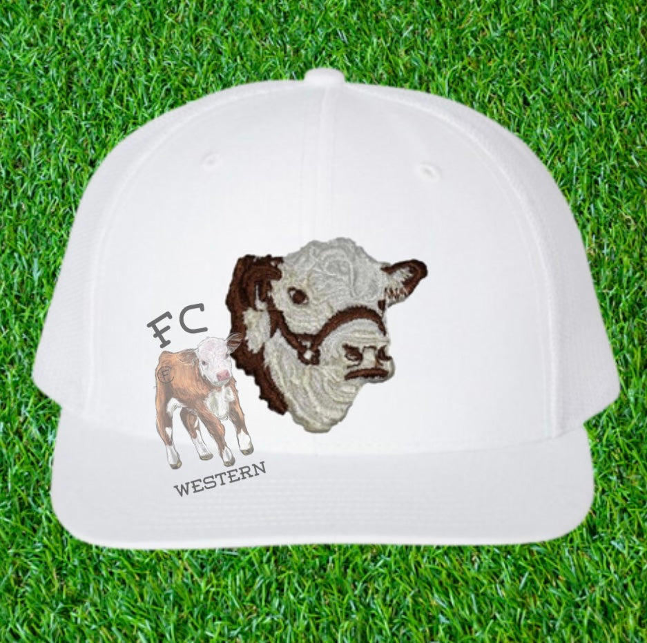 Bull/Cow White Hat (read description)