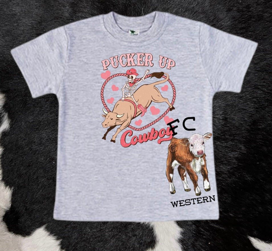 Pucker Up Cowboy Tee (read description)