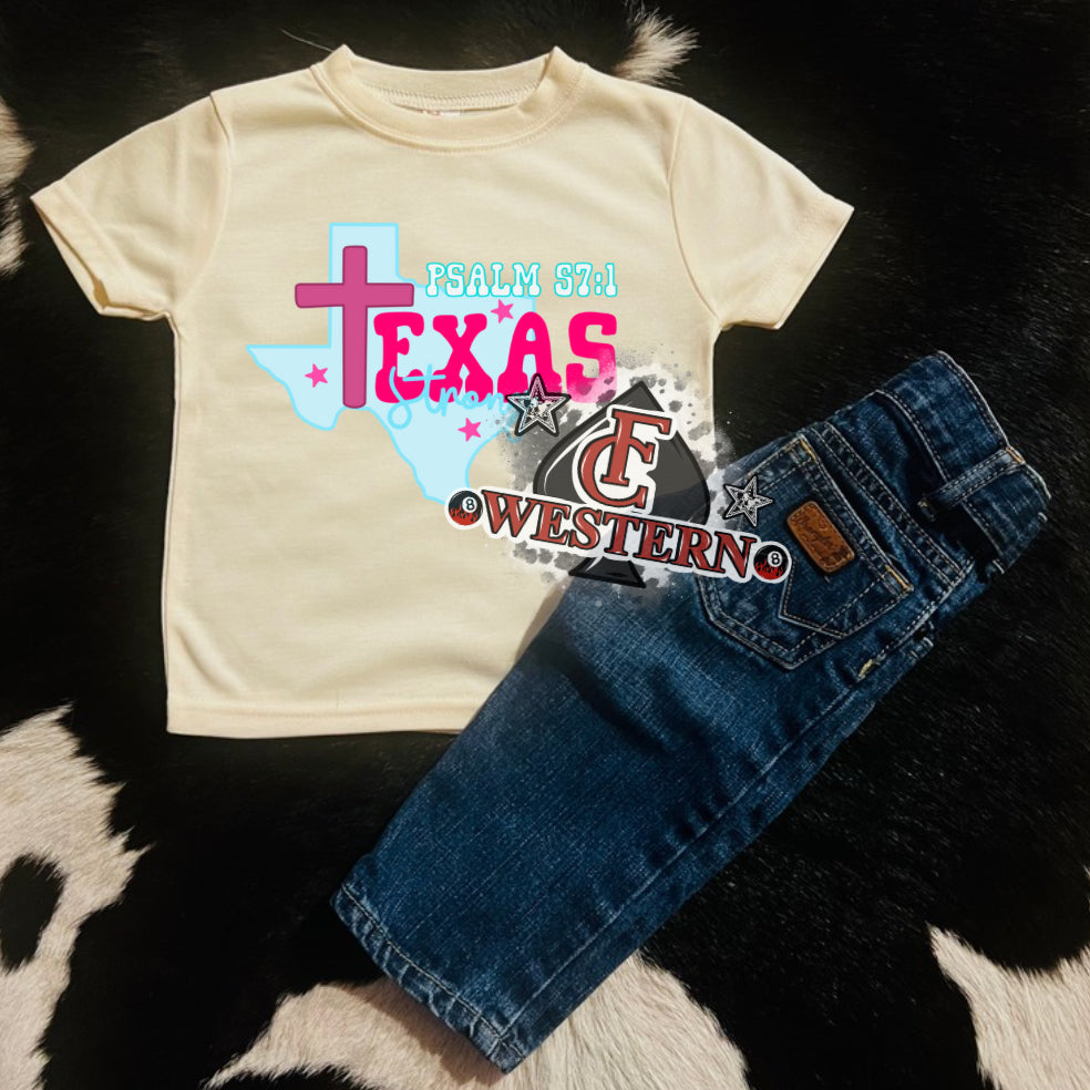 Pink Texas Strong Rabbit Skin Tee (READ FULL DESCRIPTION)