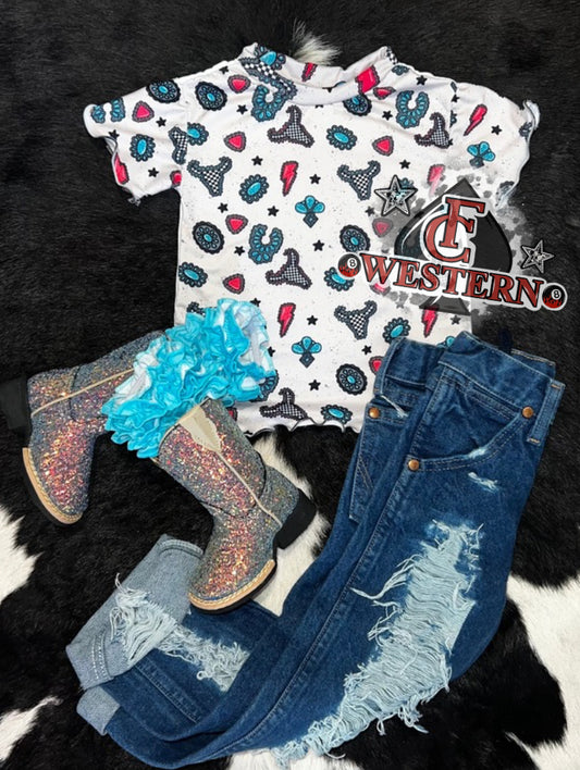 Cowgirl Gems Tshirt (READ FULL DESCRIPTION)
