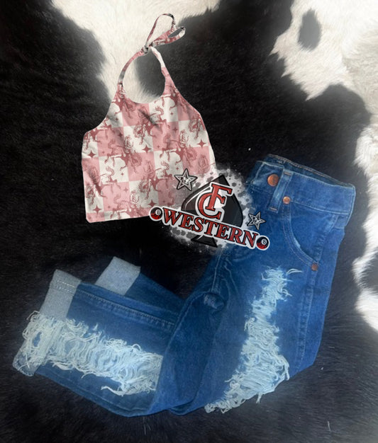 Cowgirl Up Halter Top *READ FULL DESCRIPTION*