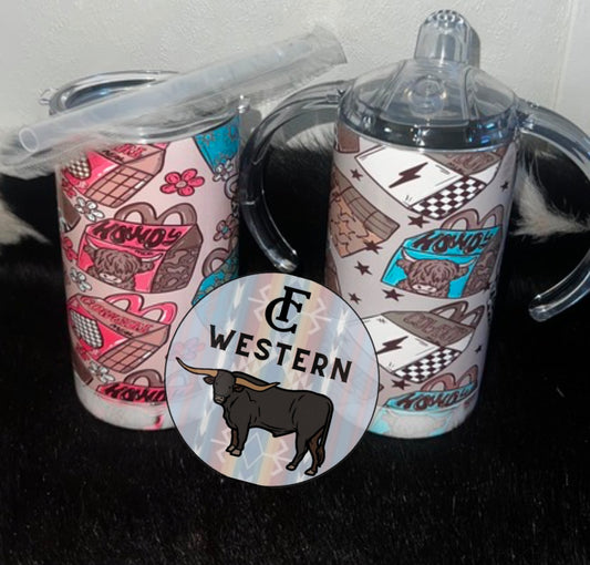 COWKID MEAL SIPPIES/TUMBLERS (READ FULL DESCRIPTION)