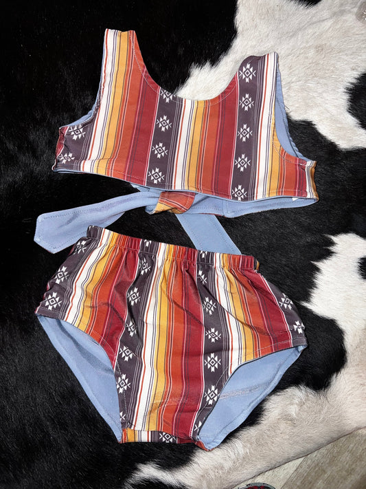 BROWN AZTEC MATCHING SIBLINGS SWIM *RTS*