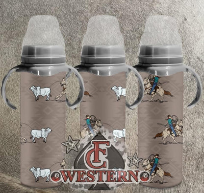 Aztec Cowboy Bottle/Sippy (Read Full Description)