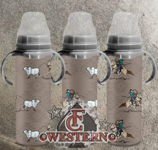 Aztec Cowboy Bottle/Sippy (Read Full Description)