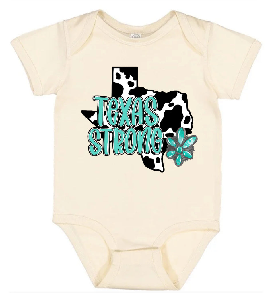 Cowprint Texas Strong Rabbit Skin Tee (READ FULL DESCRIPTION)