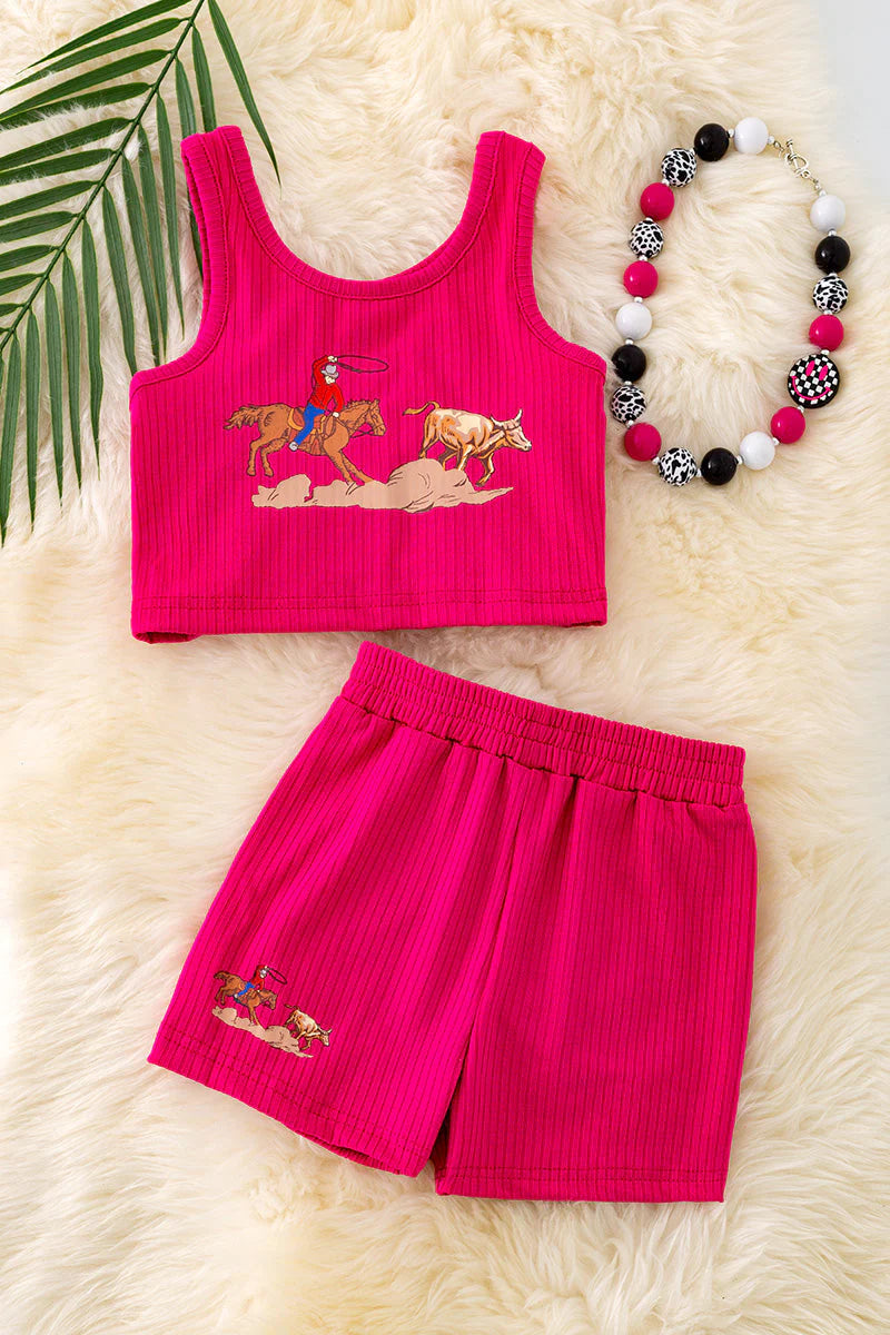 Roping Pink Lounge Set