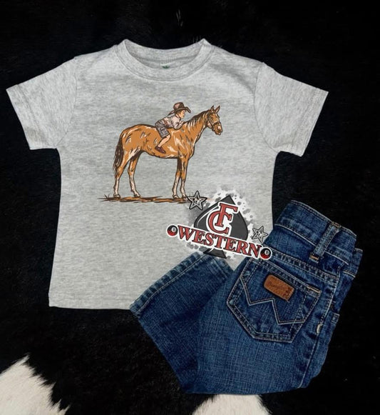 Oh little cowboy TEE (READ FULL DESCRIPTION)
