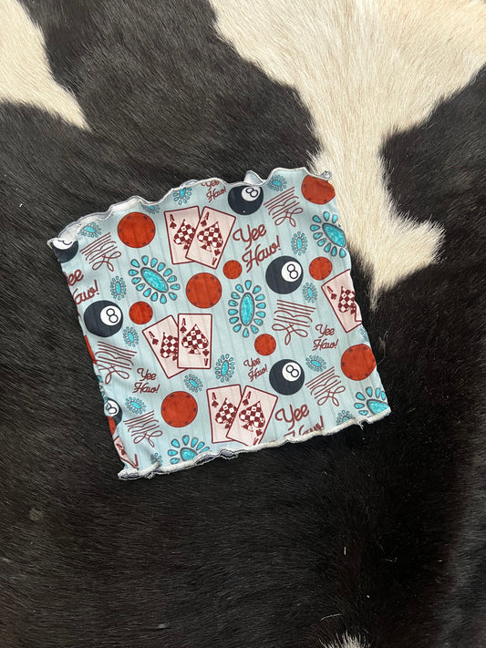 Yeehaw Wild Card Tube Top *RTS*