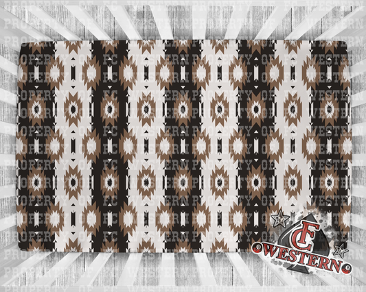 Beige  Aztec Fitted Bed Sheet *PREORDER*