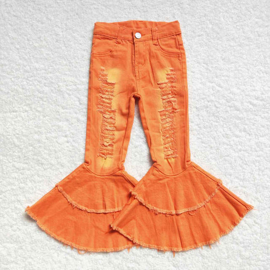 Orange Distressed Double Bells (read full description)