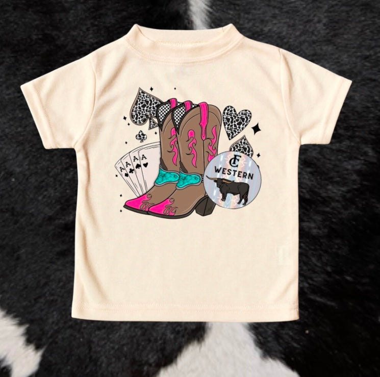 Pretty In Boots Tee (Read Full Description)