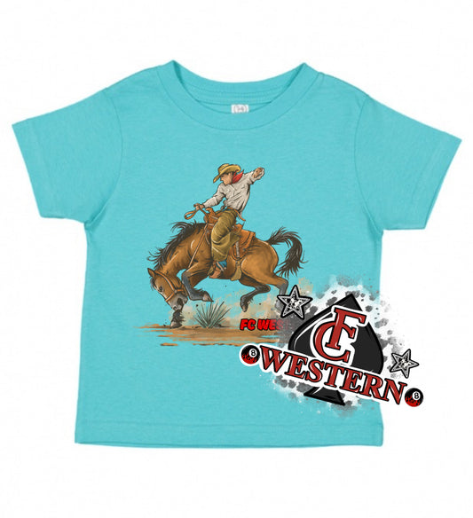 Bronc Cowboy Tee ( READ FULL DESCRIPTION)