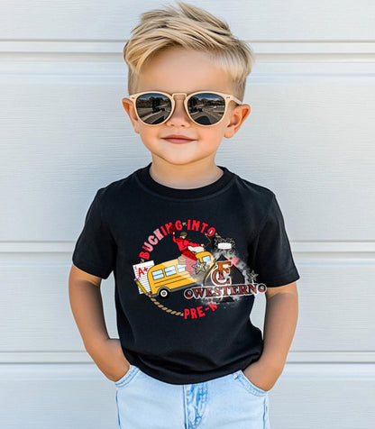 Buckin Into School Bus Tee (READ FULL DESCRIPTION)