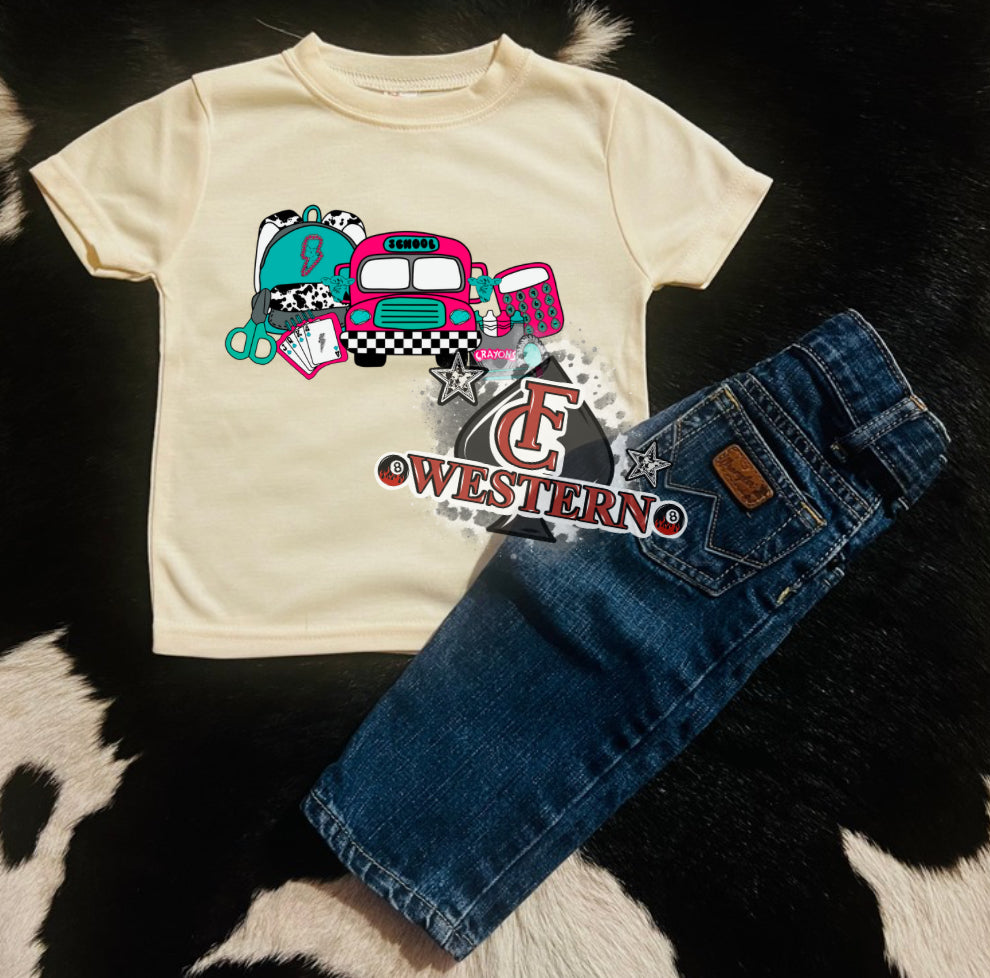 Cowgirl Back To School Tee (READ FULL DESCRIPTION)