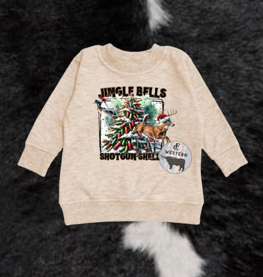 Jingle bells shotgun shells Pullover (READ FULL DESCRIPTION)