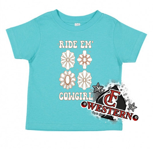 Ridem Em Cowgirl Conchos Tee ( READ FULL DESCRIPTION)end