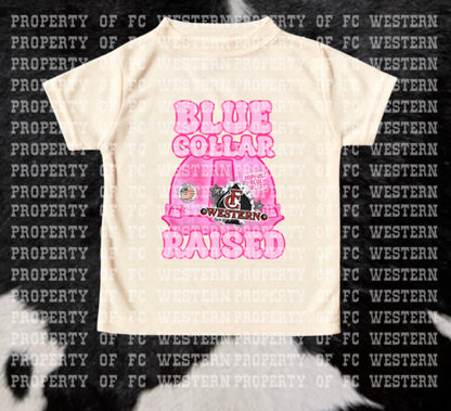 Blue Collar Raised Tee (read description)