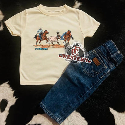 Lets be cowboys TEE (READ FULL DESCRIPTION)
