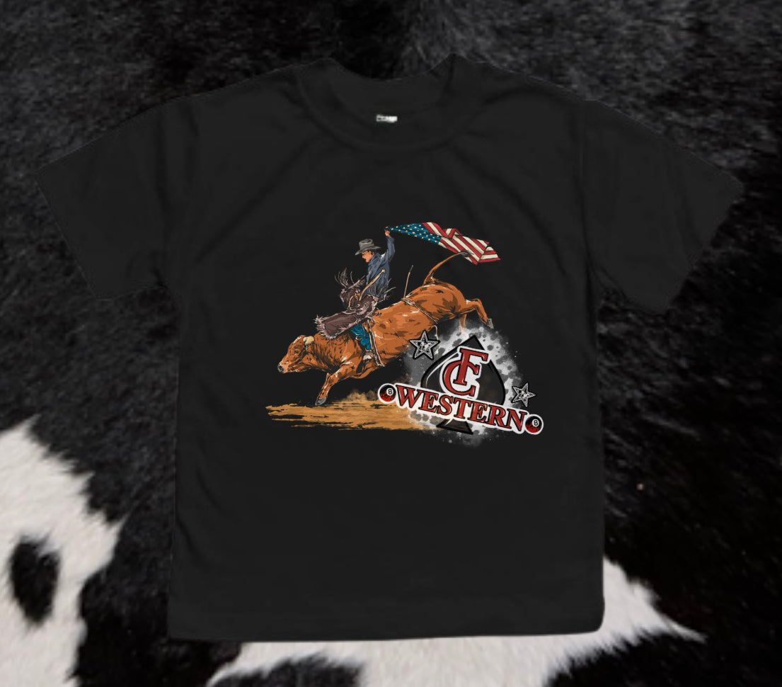 Freedom Bull Rider Tee